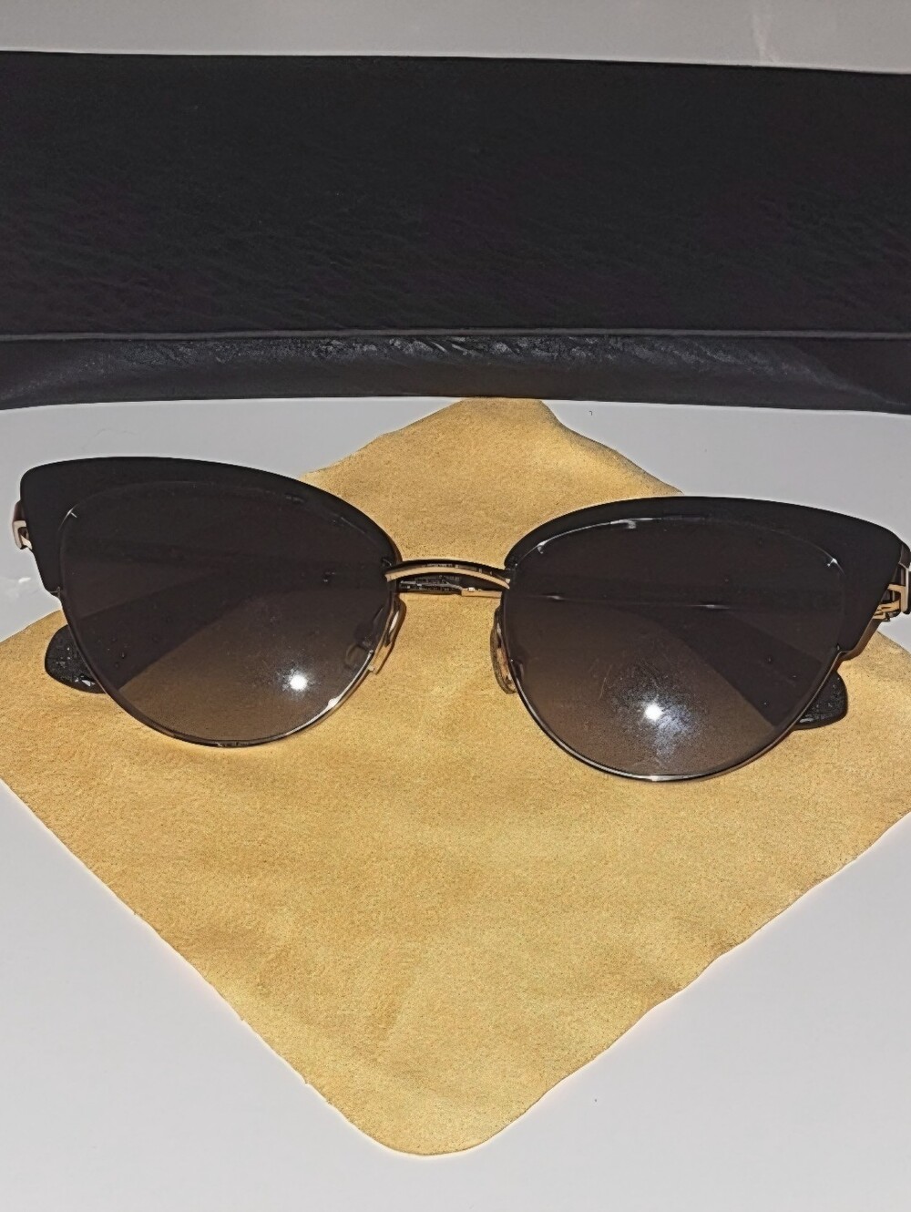 Kate Spade "Hello Sunshine" JANHAMS small black cat eye frames